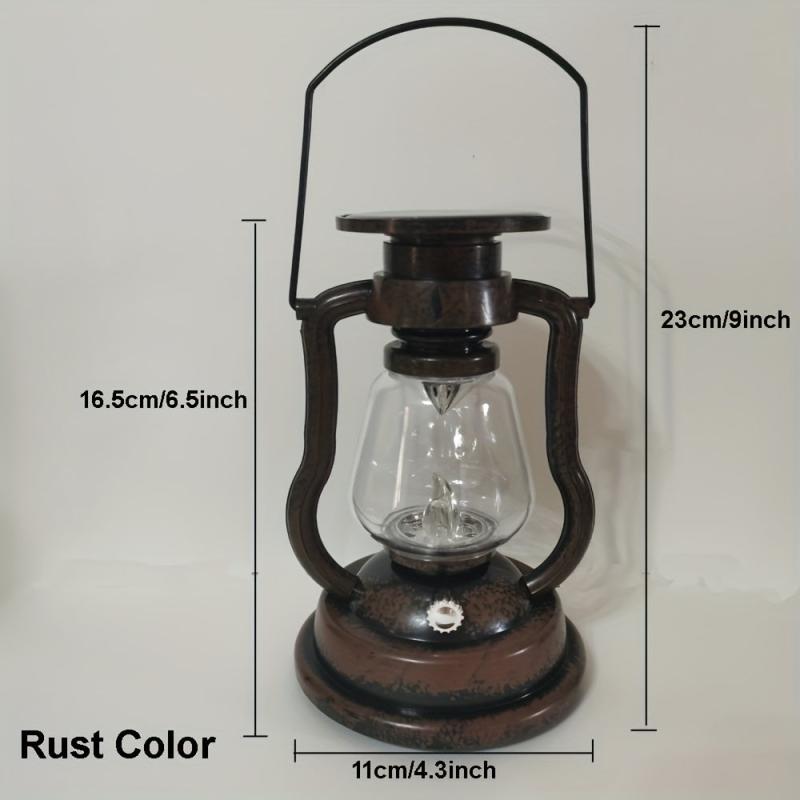 Solar Desk Lamp Tree Hanging Light Retro Kerosene Lamp Led Horse Lantern