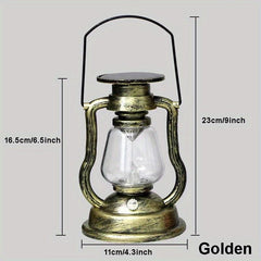Solar Desk Lamp Tree Hanging Light Retro Kerosene Lamp Led Horse Lantern