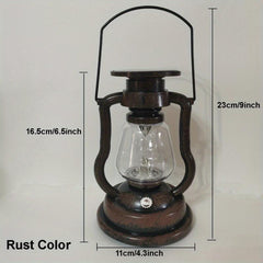 Solar Desk Lamp Tree Hanging Light Retro Kerosene Lamp Led Horse Lantern