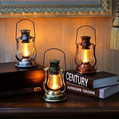 Solar Desk Lamp Tree Hanging Light Retro Kerosene Lamp Led Horse Lantern