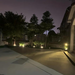 4pcs Solar Ground Light Waterproof Garden Path Deck Light