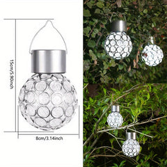 Solar Hanging Lamp Outdoor Waterproof LED Pendant Light
