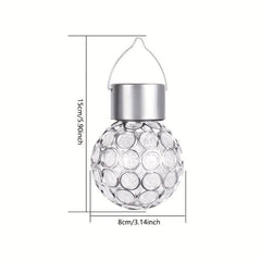 Solar Hanging Lamp Outdoor Waterproof LED Pendant Light