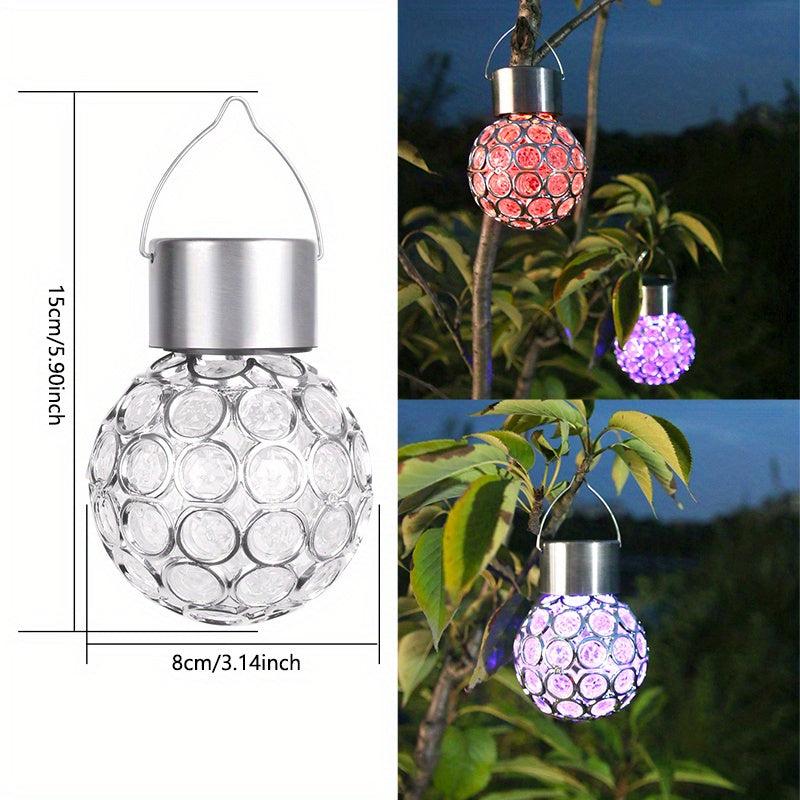 Solar Hanging Lamp Outdoor Waterproof LED Pendant Light