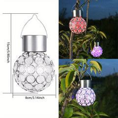 Solar Hanging Lamp Outdoor Waterproof LED Pendant Light