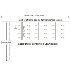 Waterproof Solar Christmas Garland Light String