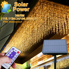 Waterproof Solar Christmas Garland Light String