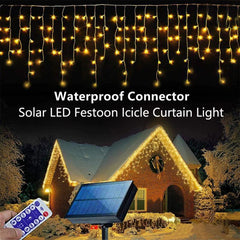 Waterproof Solar Christmas Garland Light String