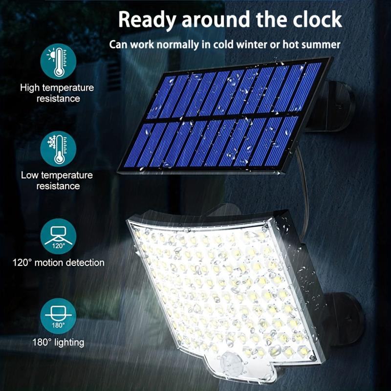 106LEDs Solar Outdoor Lights Motion Sensor IP65 Waterproof Solar Wall Light