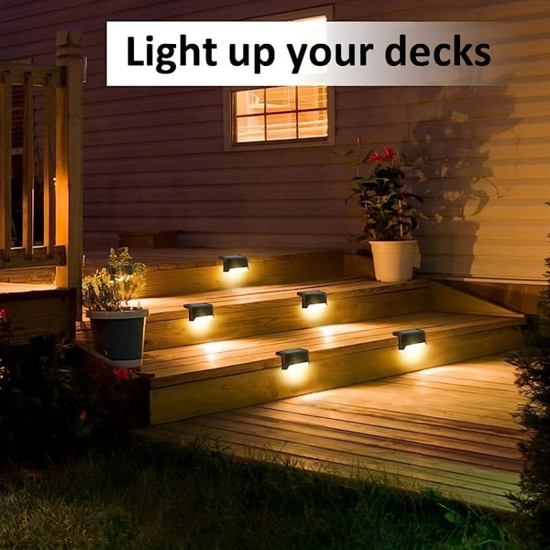 Solar Garden Lights 4 Pack Waterproof Outdoor Decorate Lights