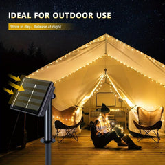 300 LED Solar String Lights Outdoor 31.7m Waterproof Copper Wire Fairy Lights