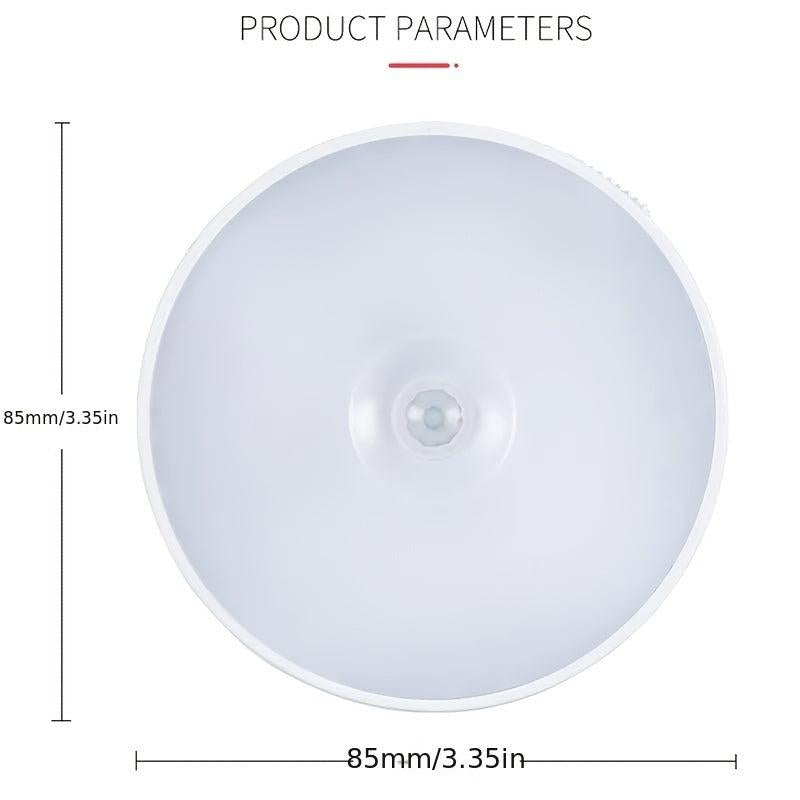 8 LED Motion Sensor Night Light USB Rechargeable Outdoor Step Light