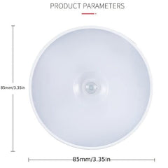 8 LED Motion Sensor Night Light USB Rechargeable Outdoor Step Light