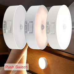 8 LED Motion Sensor Night Light USB Rechargeable Outdoor Step Light
