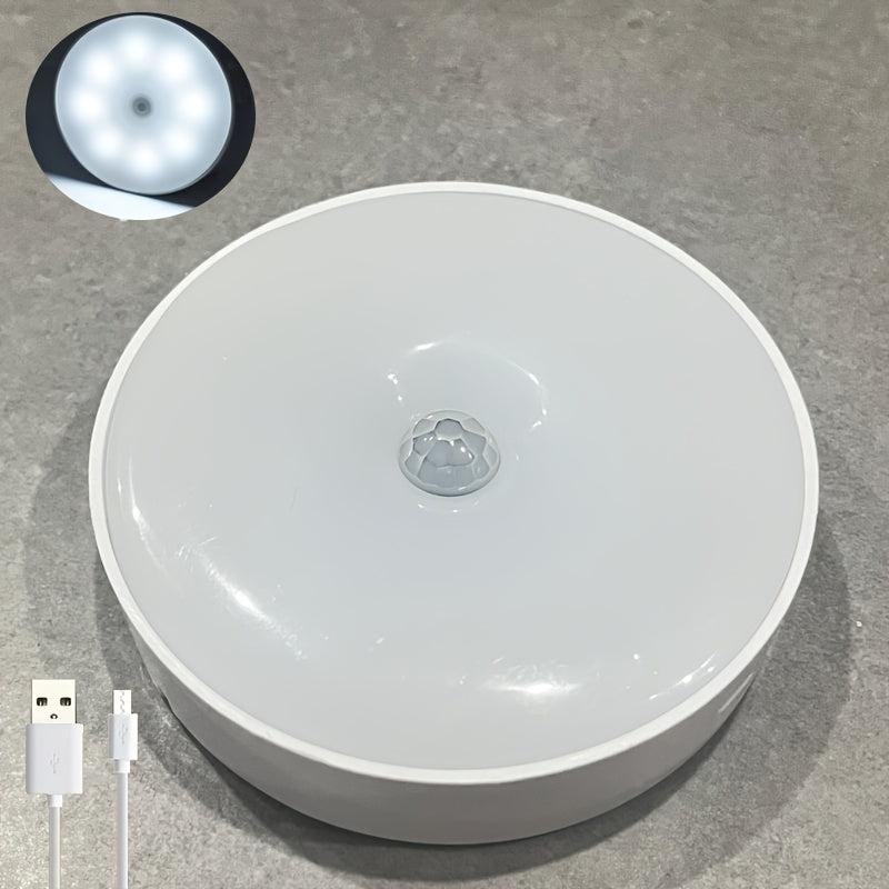 8 LED Motion Sensor Night Light USB Rechargeable Outdoor Step Light