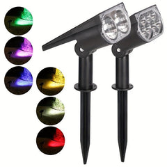 Solar Tree Light Outdoor Spot Light Yard Garden Decor