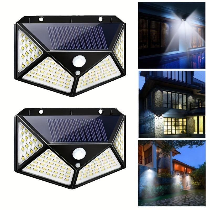 Solar Waterproof Wall Lamp Outdoor LED Lighting Exterior Light