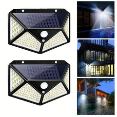 Solar Waterproof Wall Lamp Outdoor LED Lighting Exterior Light