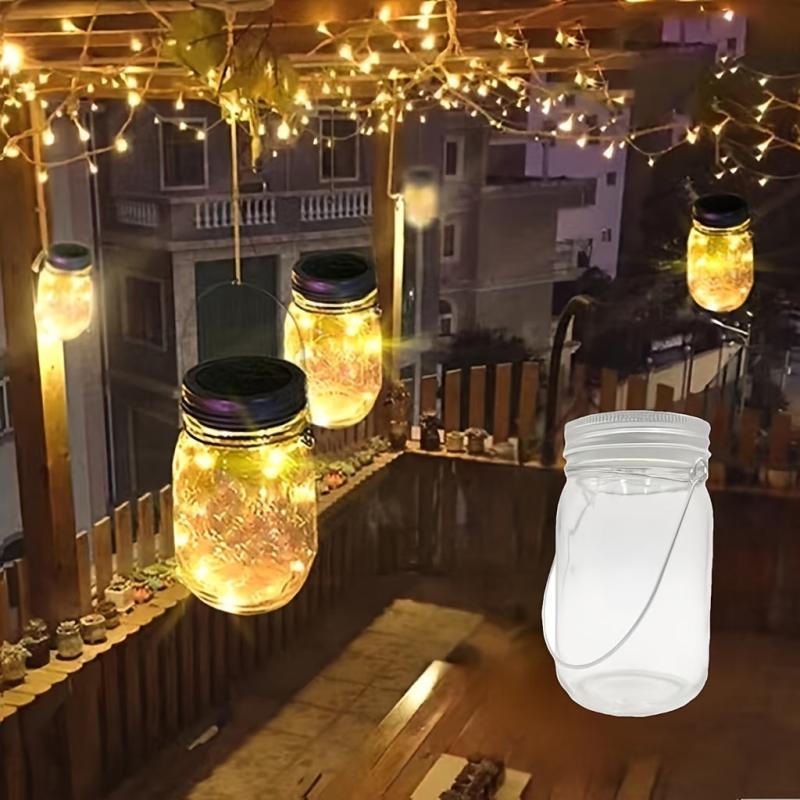 Solar Mason Jar Lights 20 LED Night Lights for Outdoor Garden
