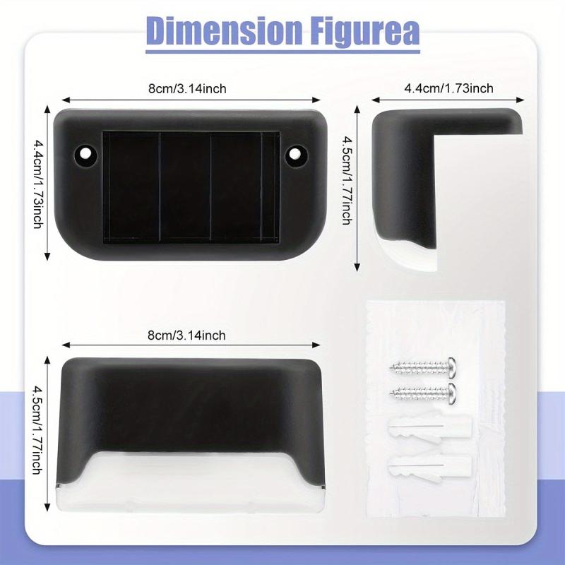 4pcs LED Solar Stair Lights - Illuminate Your Garden