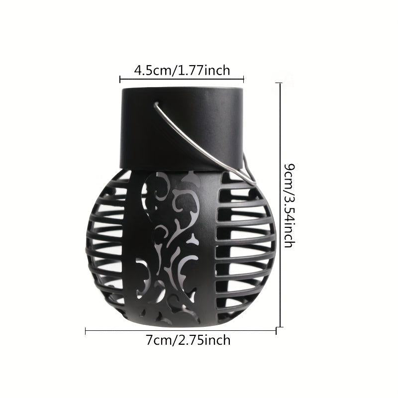 Solar Outdoor Lantern Hollow Garden Hanging Lantern Decorative Lamp