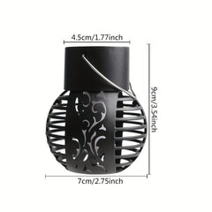 Solar Outdoor Lantern Hollow Garden Hanging Lantern Decorative Lamp