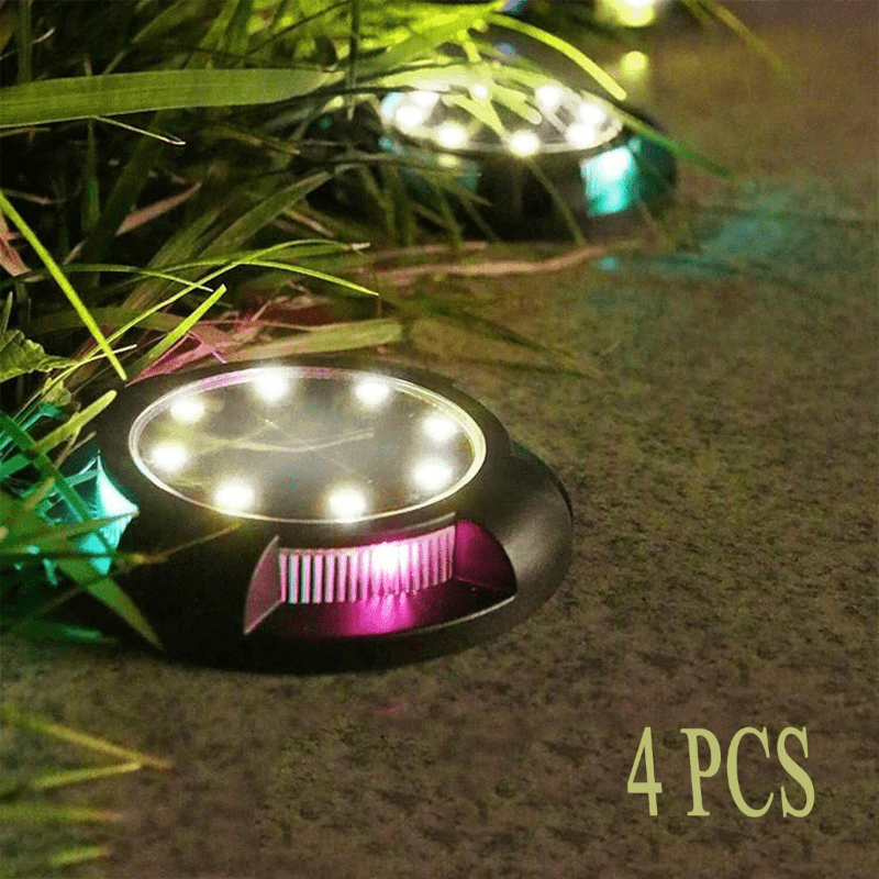 4 Pack Solar Walkway Lights IP65 Waterproof & LED