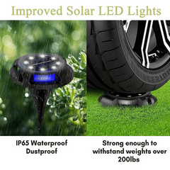 4 Pack Solar Walkway Lights IP65 Waterproof & LED