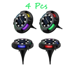 4 Pack Solar Walkway Lights IP65 Waterproof & LED
