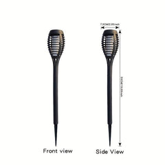 Solar Halloween Lights Outdoor Waterproof Torch Light for Pathway
