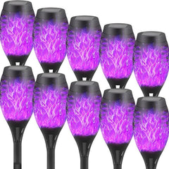 Solar Halloween Lights Outdoor Waterproof Torch Light for Pathway