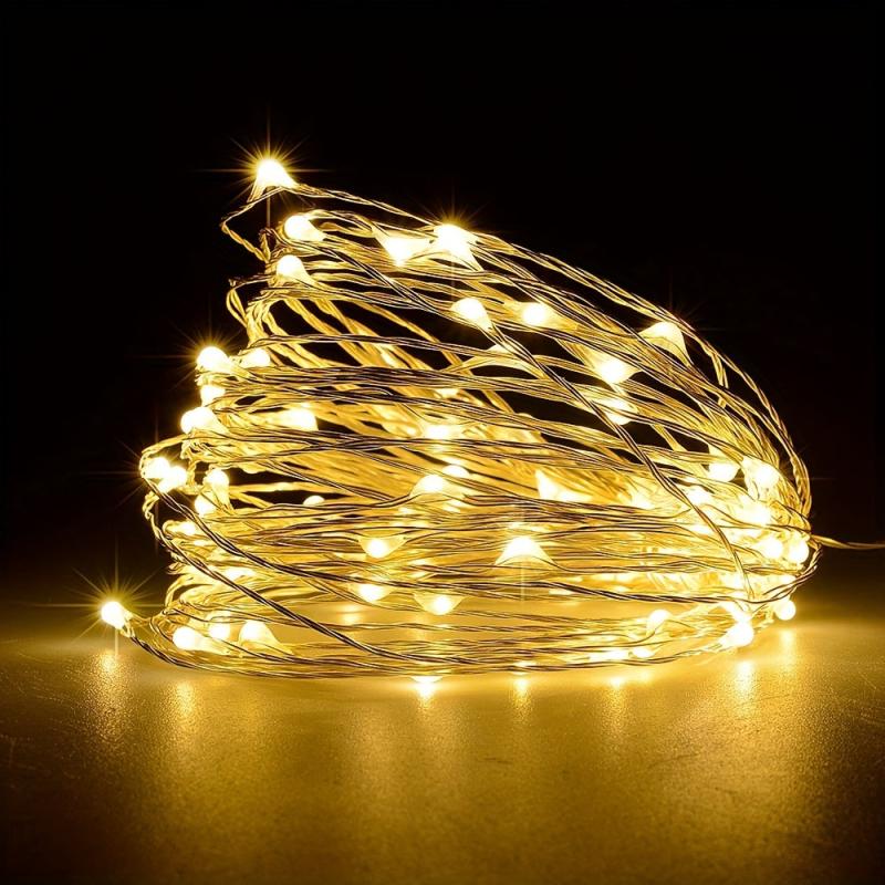 Solar Outdoor Fairy Lights 300LED Copper Wire String Lights Waterproof
