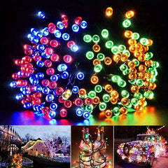 Solar Powered LED String Lights Outdoor Waterproof Fairy Lights