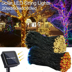 Solar Powered LED String Lights Outdoor Waterproof Fairy Lights