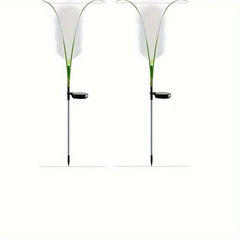 2pcs Solar Garden Lights Reeds LED Decorative Lights IP65 Waterproof