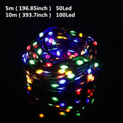 Remote Control Christmas Rope Light 50Led 5m/100Led 10m