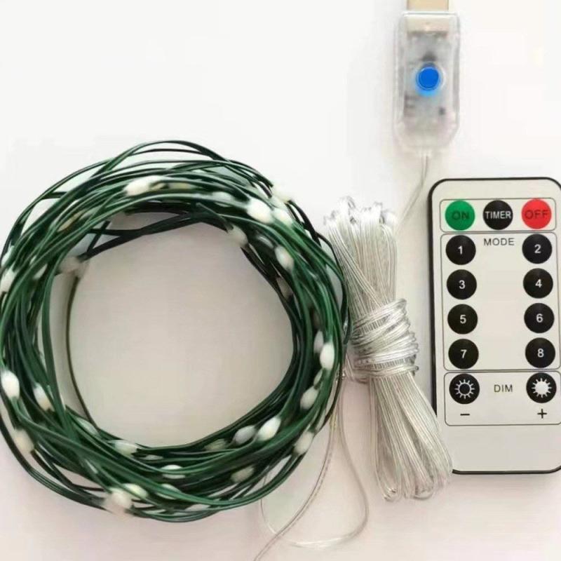Remote Control Christmas Rope Light 50Led 5m/100Led 10m