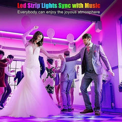 Smart LED Strip Lights 5050 RGB App Control Remote Music Sync