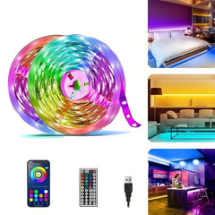 Smart LED Strip Lights 5050 RGB App Control Remote Music Sync
