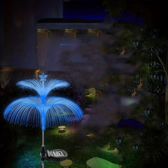 Solar Flower Lights 7-Color Changing Jellyfish & Star Garden Yard Decor
