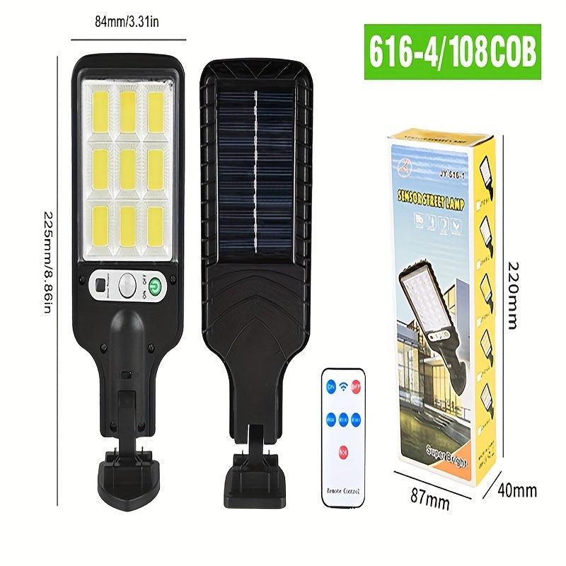 LED Sensor Street Lights w/ Remote Control 3 Modes Light Up