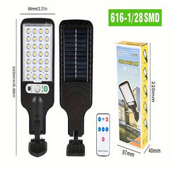 LED Sensor Street Lights w/ Remote Control 3 Modes Light Up