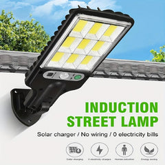 LED Sensor Street Lights w/ Remote Control 3 Modes Light Up