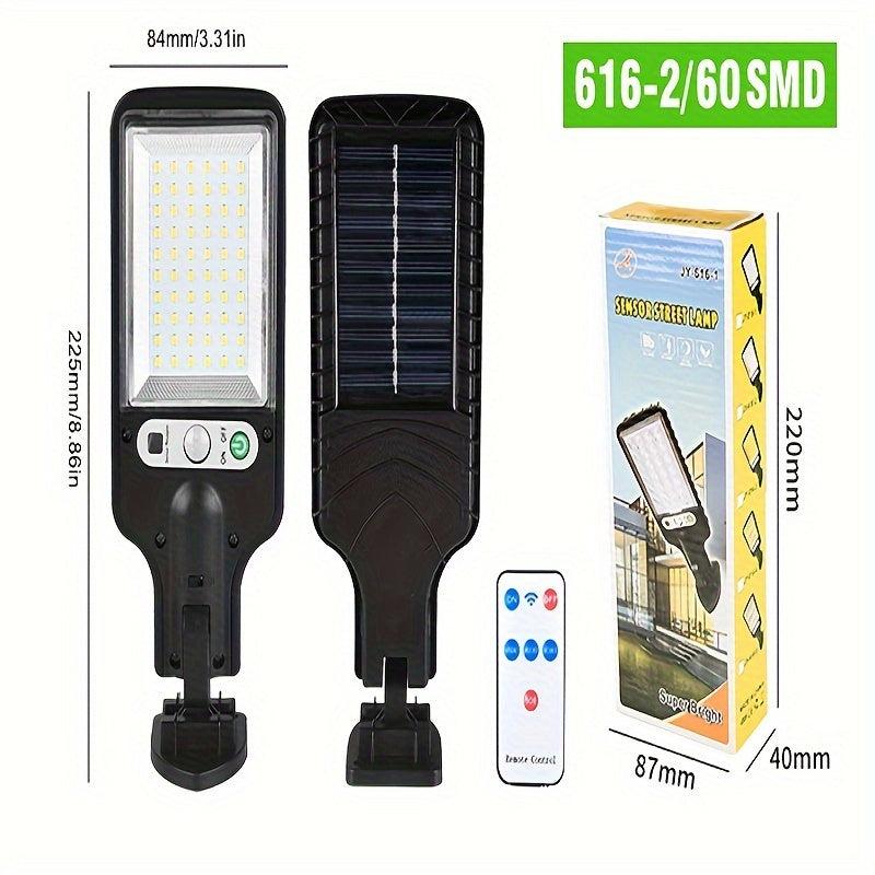 LED Sensor Street Lights w/ Remote Control 3 Modes Light Up