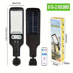 LED Sensor Street Lights w/ Remote Control 3 Modes Light Up