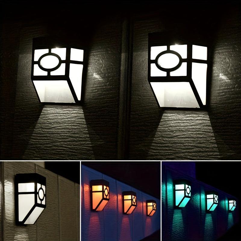 Solar Outdoor Wall Lights LED Garden Decoration Waterproof