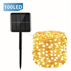 300 LED Solar Fairy String Lights - 8 Modes Outdoor Waterproof