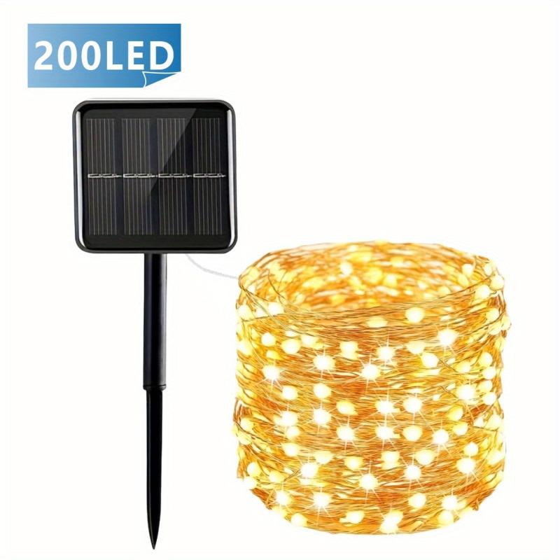 300 LED Solar Fairy String Lights - 8 Modes Outdoor Waterproof