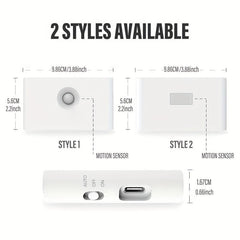 LED Motion Sensor Night Light Outdoor USB Rechargeable Wall Light