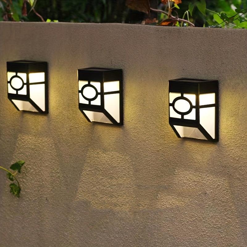 Solar Outdoor Wall Lights Waterproof LED Garden Decoration
